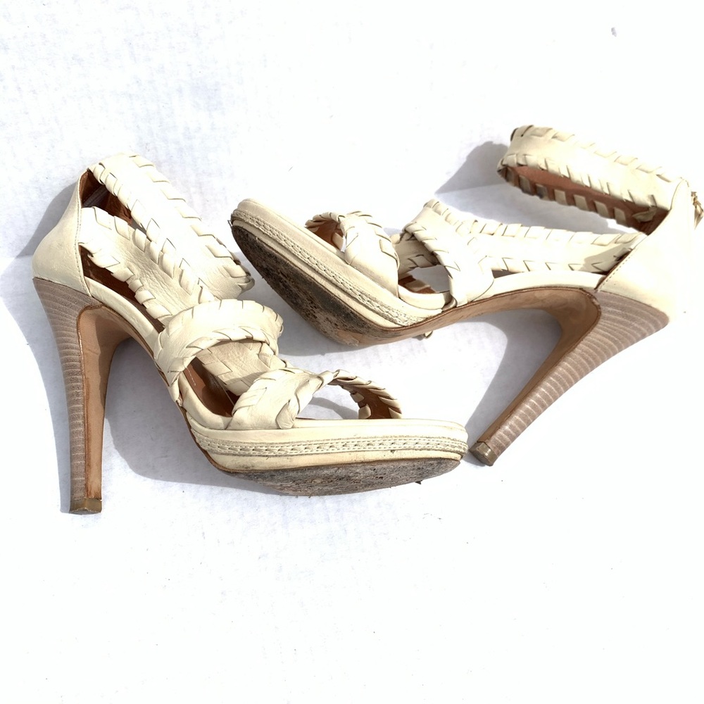 Blumarine Sandals - Ivory Size 8